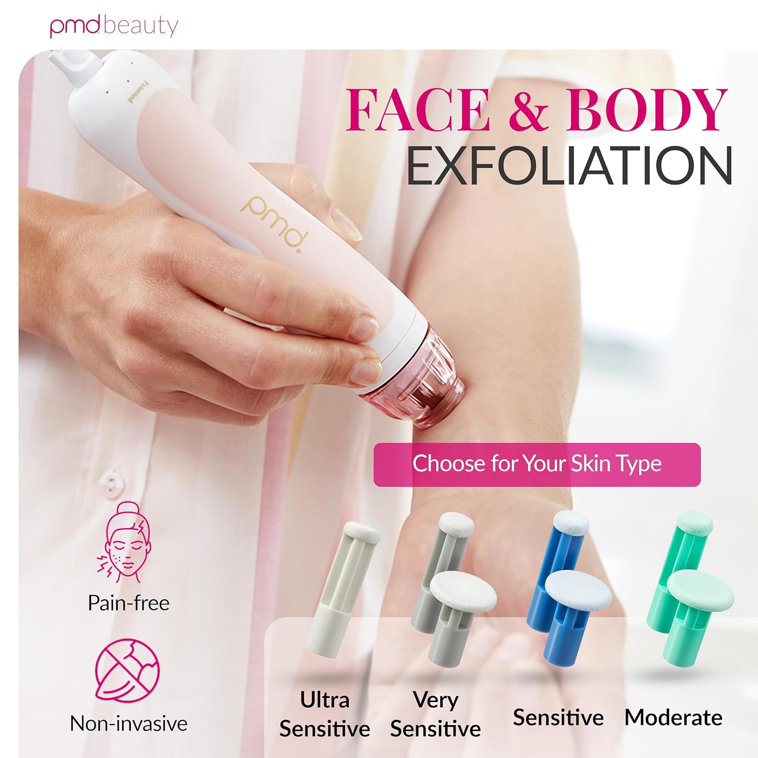 PMD Beauty Personal Microderm Classic - Uso en el hogar, herramient...