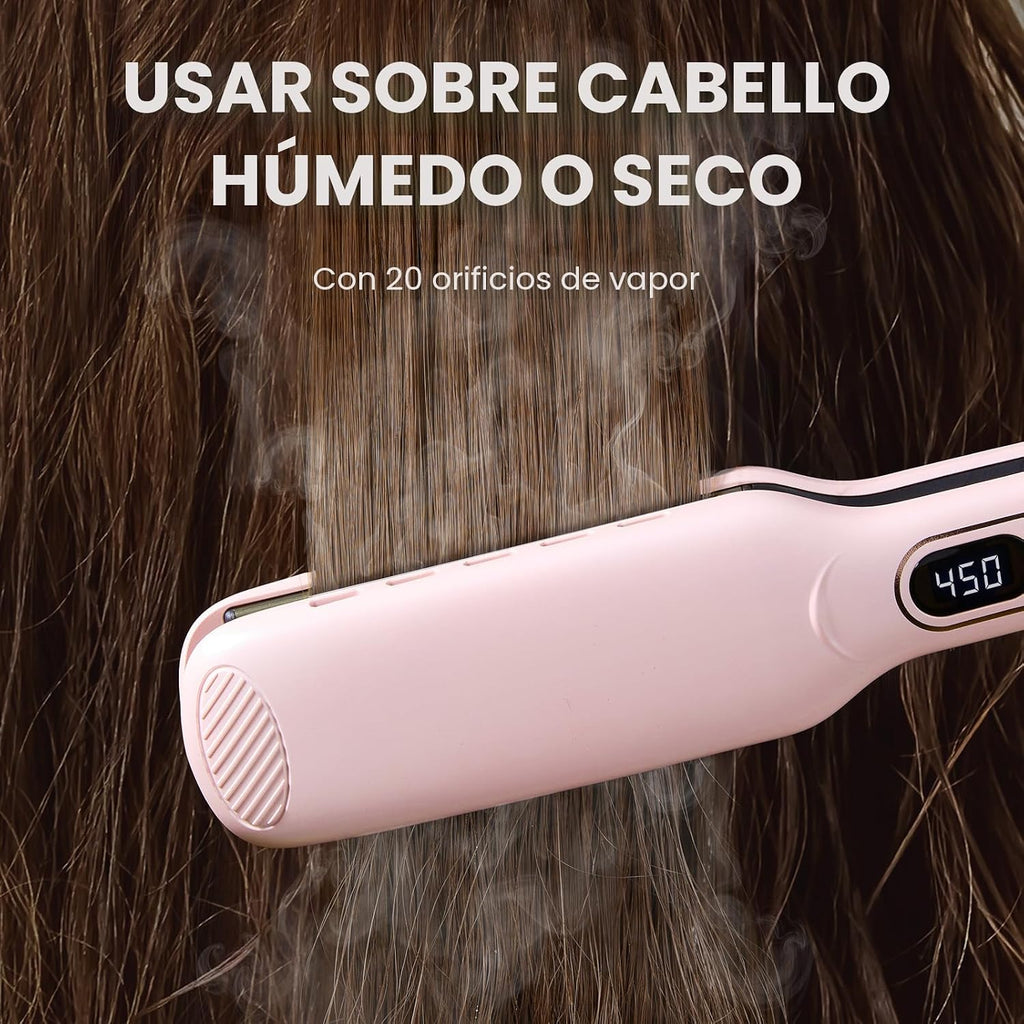 Wavytalk Plancha de Pelo Alisadora, Plancha Plana de Titanio Sesh d...