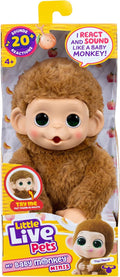 Little Live Pets Baby Monkey Minis y Pepi Peach. Juguete interactiv...