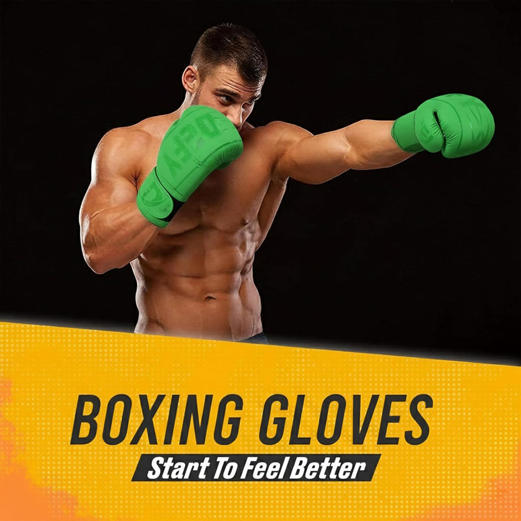 DEFY - Guantes de boxeo para hombres y mujeres, guantes de boxeo de...
