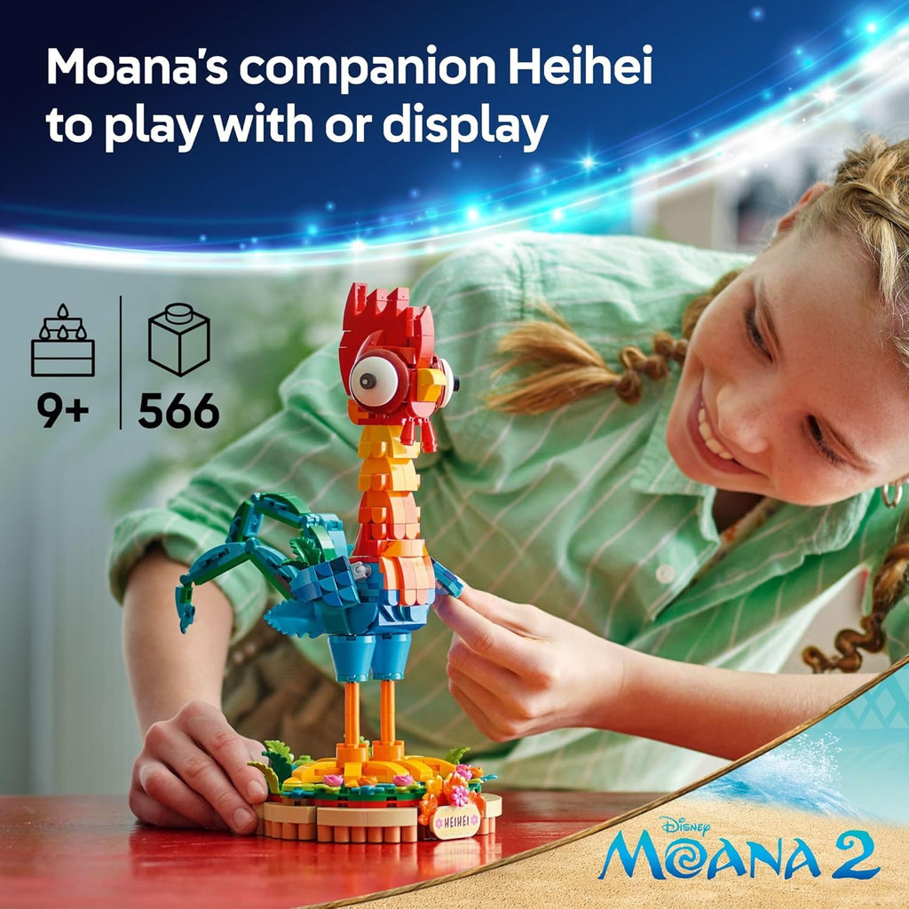 LEGO Disney Moana 2 Heihei - Juguete de construcción para niños, ni...