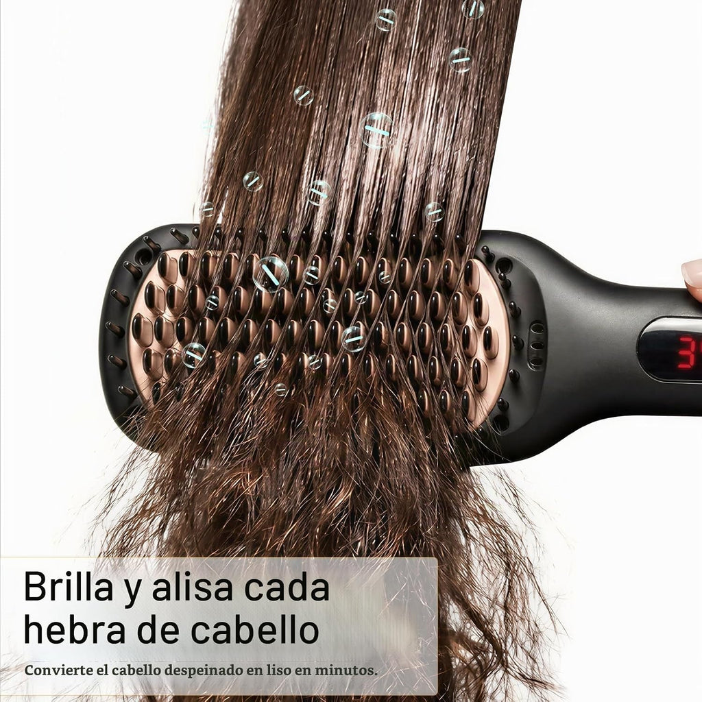 MEGAWISE Cepillo alisador de pelo iónico Pro Ceramic para salón en...