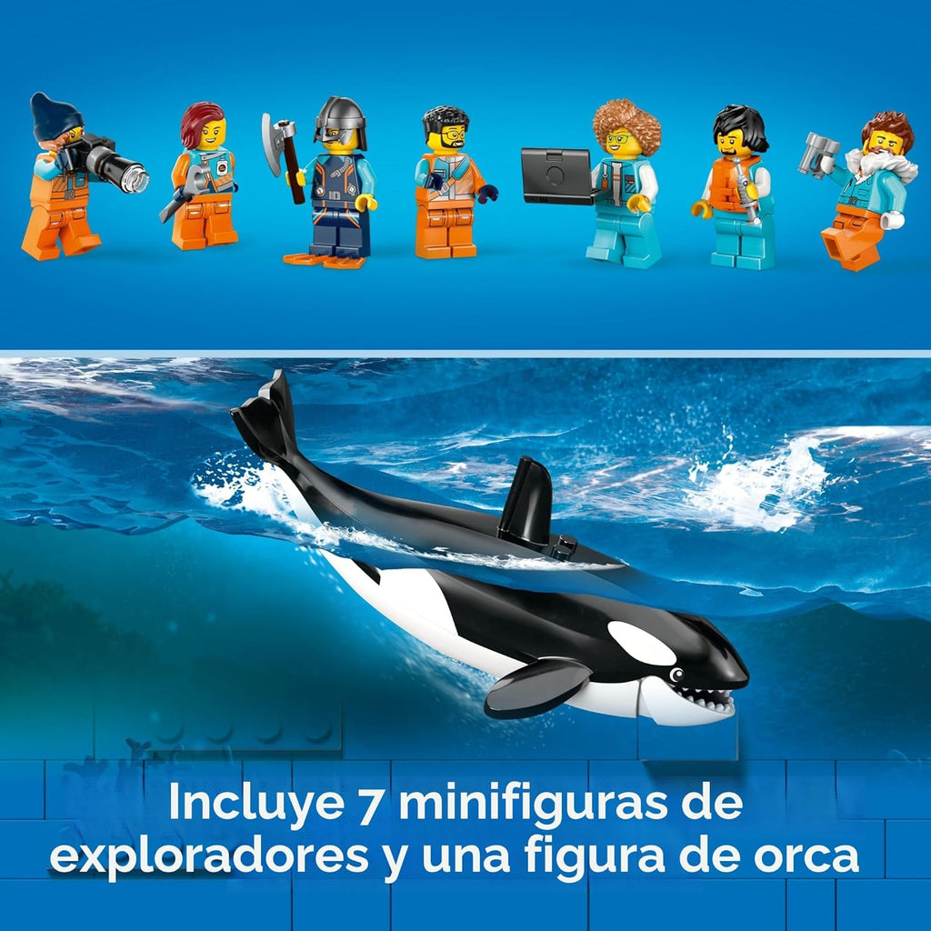 LEGO City Arctic Explorer Ship 60368 - Juego de juguetes de constru...