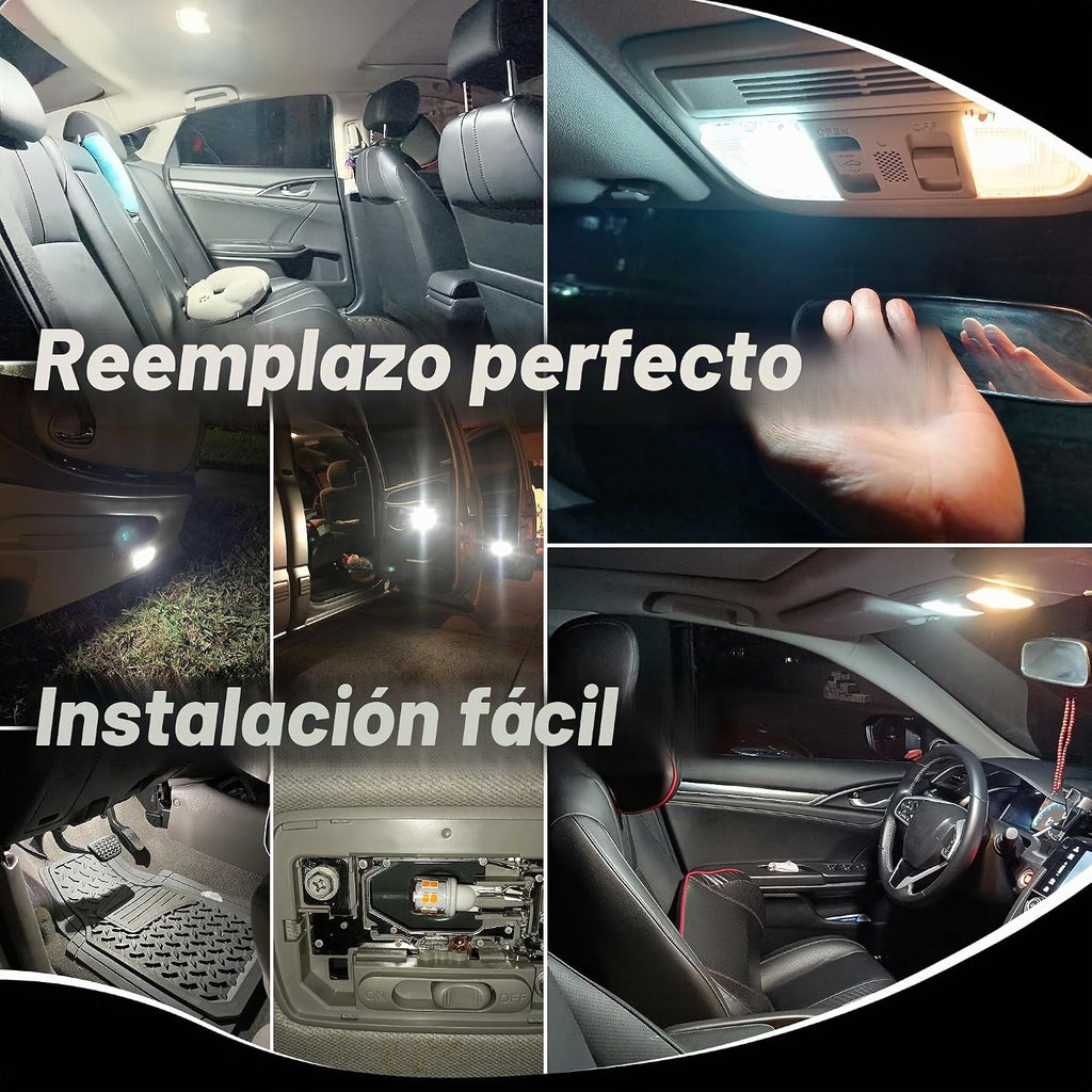 Bombilla LED T10 194 921 922 912 906 2825 168 para RV Tralier Inter...
