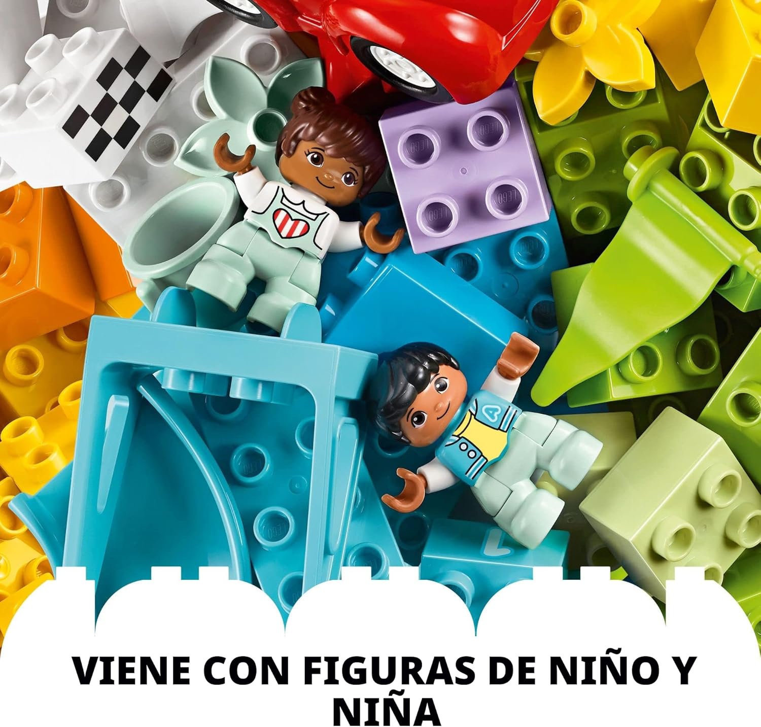 LEGO DUPLO - Bloques de construcción clásicos de lujo para caja de...