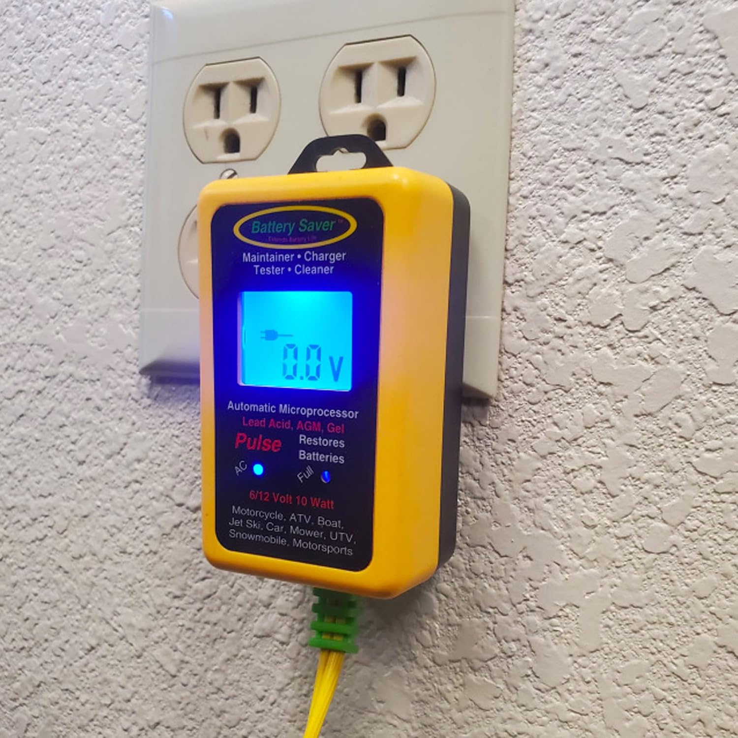 Battery Saver Mantenedor y probador de pulsos de 6V\/12V de 10 vati...