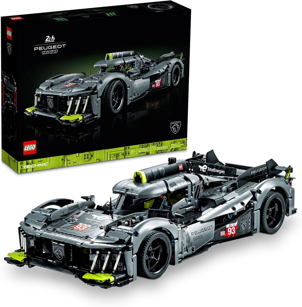 LEGO Technic Peugeot 9X8 24H Le Mans Hybrid Hypercar 42156 - Kit de...