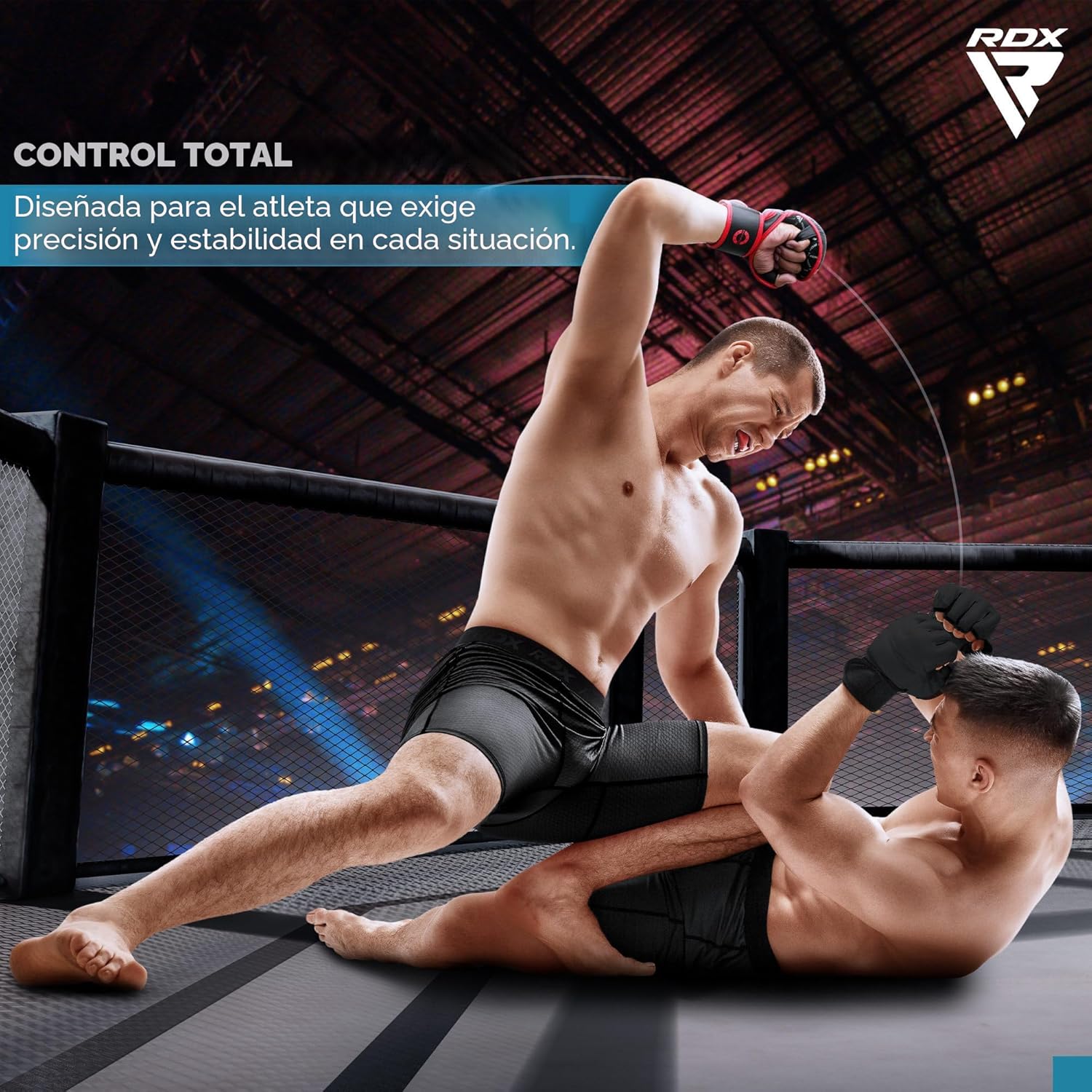 Guantes RDX MMA para artes marciales, boxeo, entrenamiento de comba...