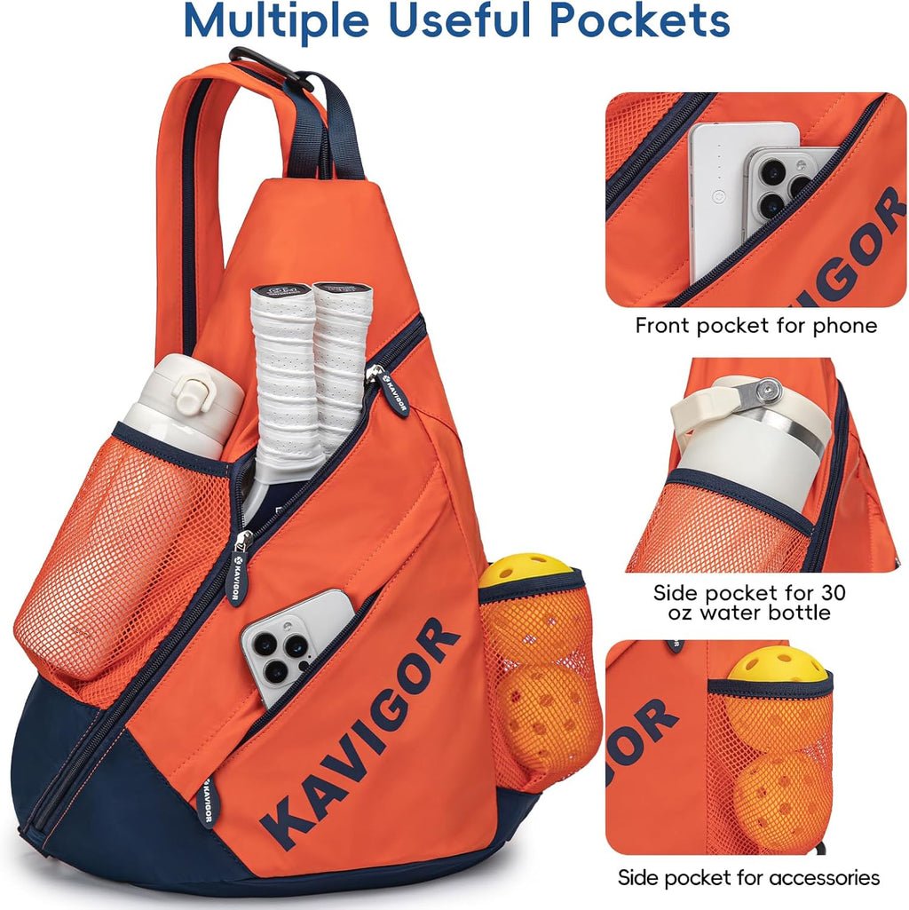 KAVIGOR Bolsa de pickleball 2025, mochila ultraligera convertible c...