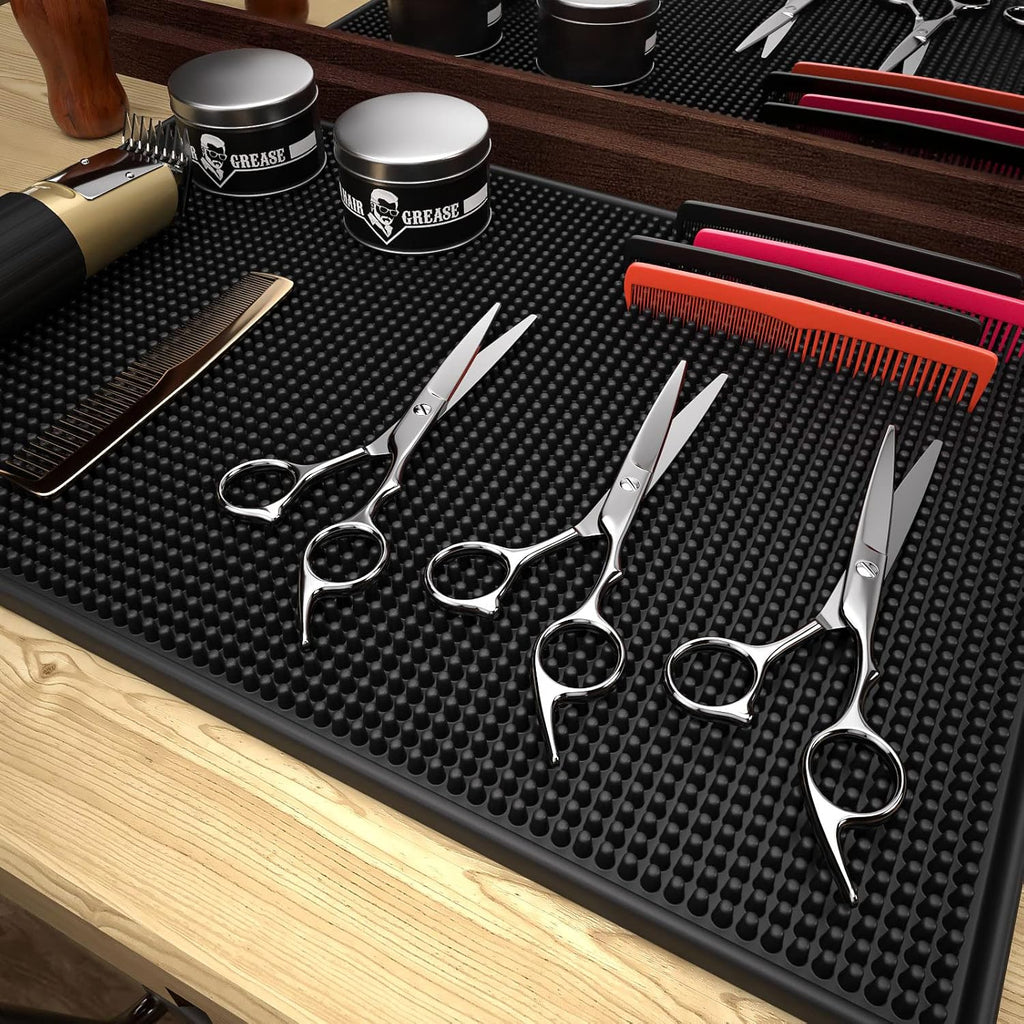 Noverlife Alfombrilla de estación de barbería para herramientas de...