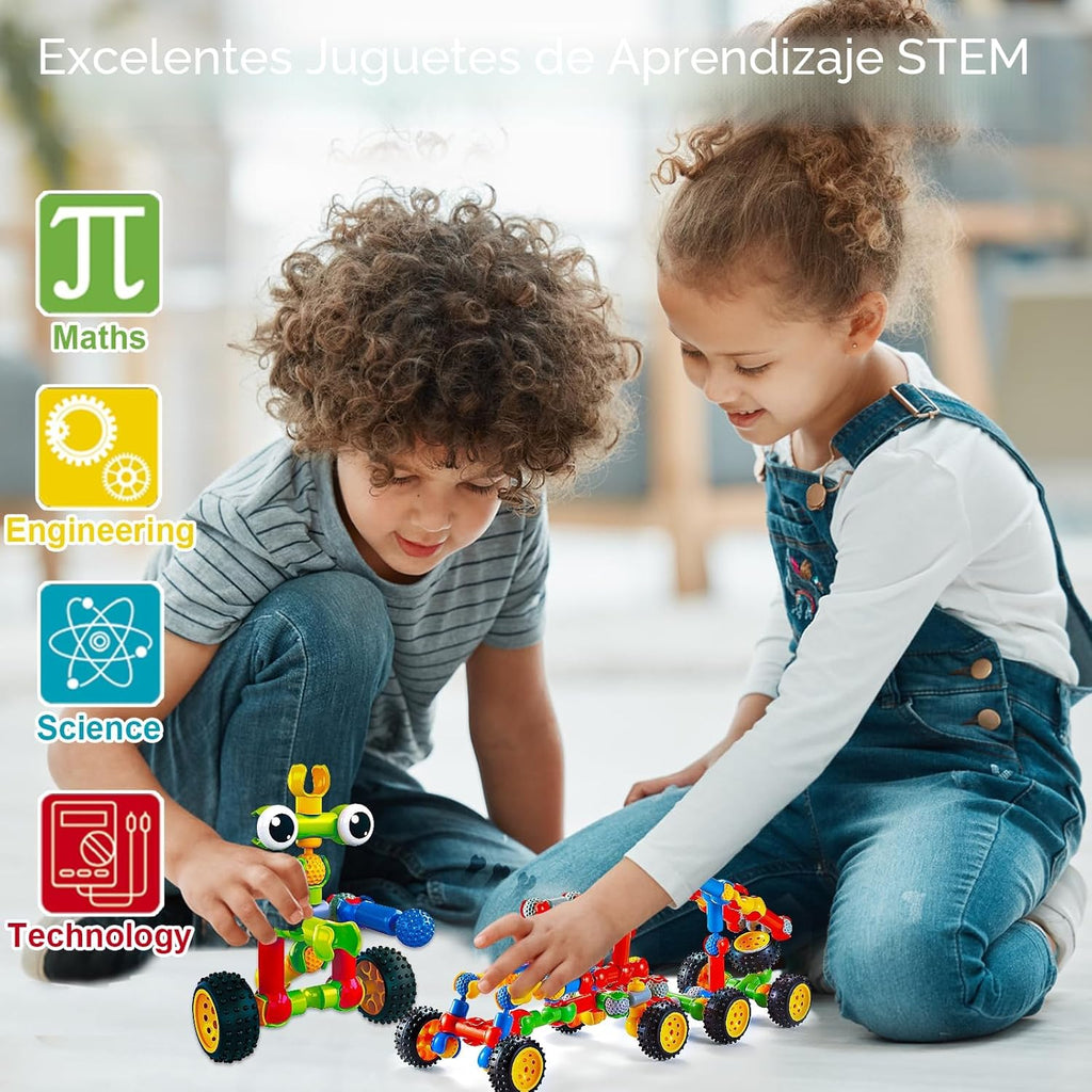 Juguetes de construcción STEM para niños de 3, 4, 5, 6, 7, 8+ años,...