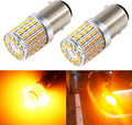 PHINLION Bombilla LED amarillo ámbar 2057 1157, luz intermitente, p...