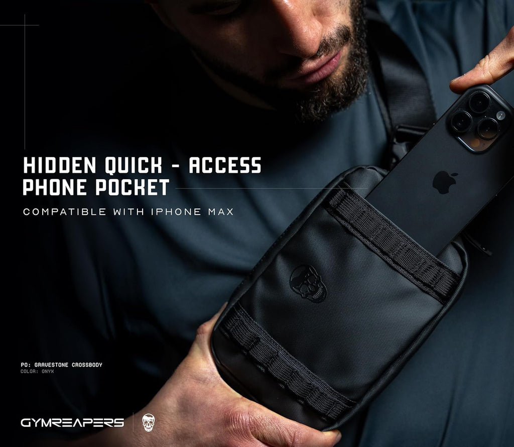 Gymreapers Bolsos cruzados pequeños de viaje para hombres y mujeres...