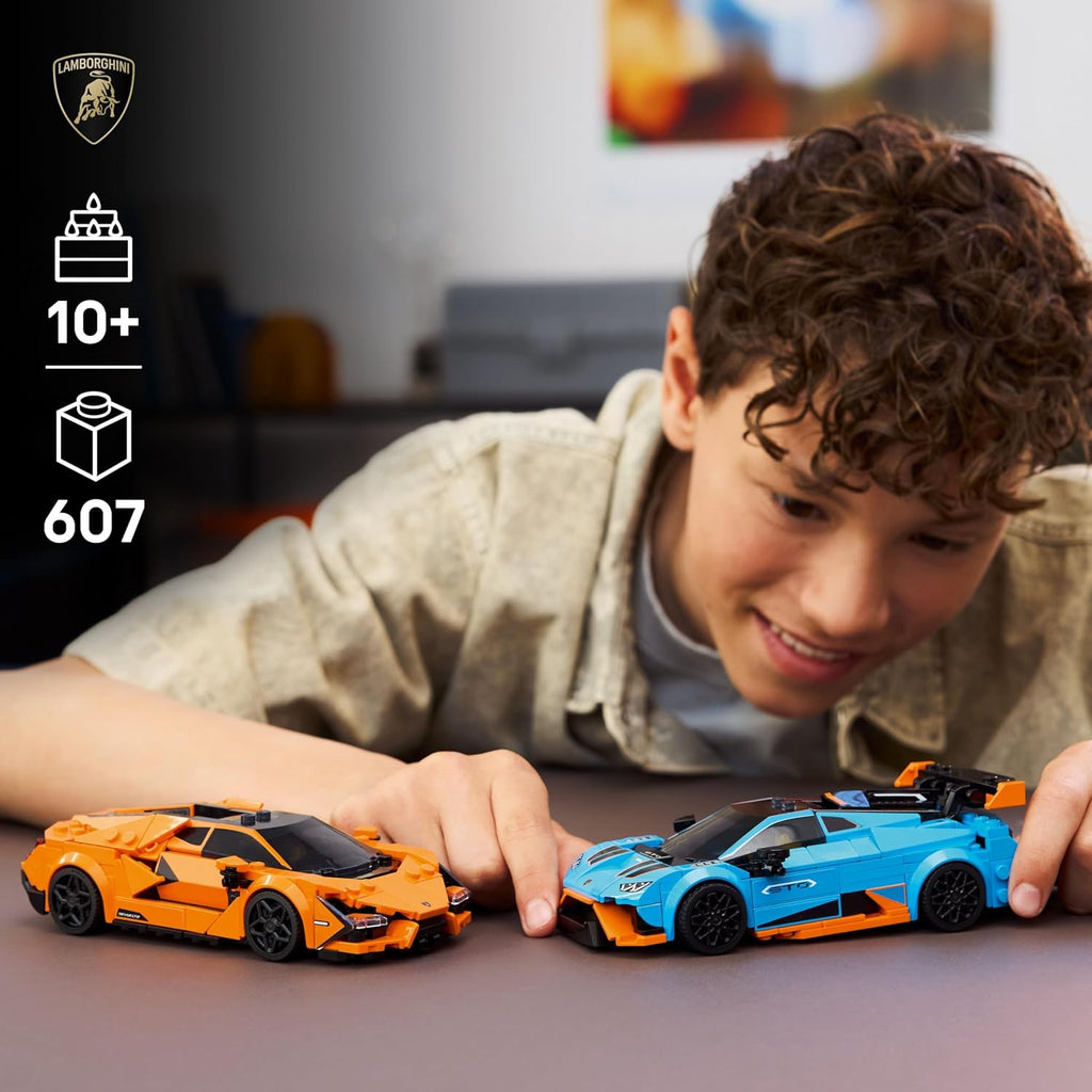 LEGO Speed Champions Lamborghini Revuelto &amp; Huracán STO Juguete...