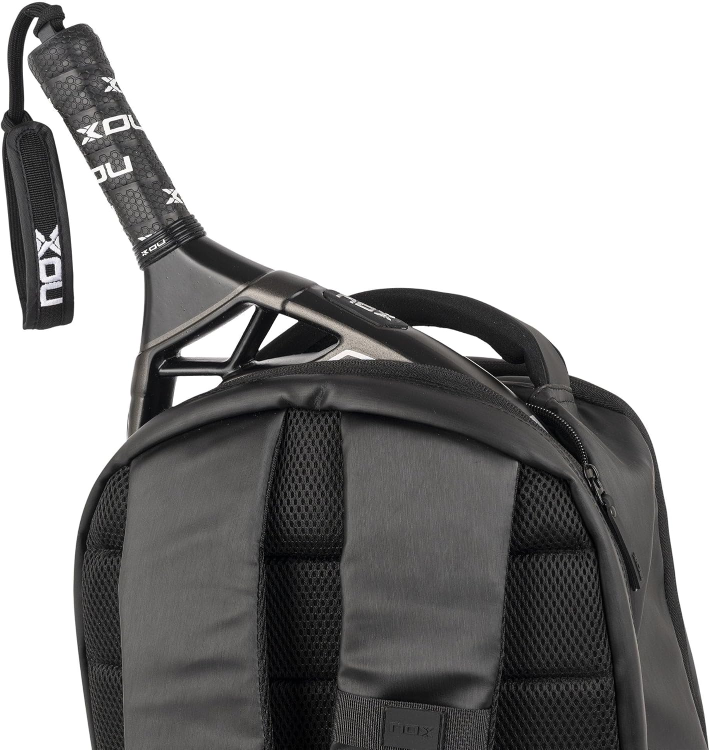 NOX Padel Backpack PRO SERIES | Protección acolchada para raqueta y...