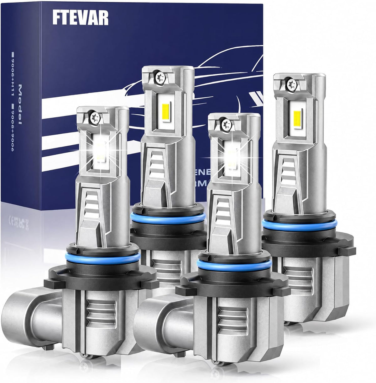 FTEVAR Bombillas Combo 9005 9006, Bombillas de Haz Alto 9005\/HB3 y...