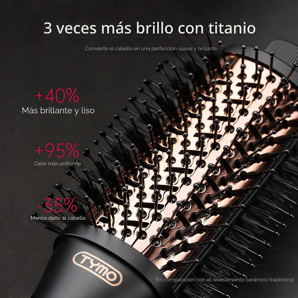 TYMO Cepillo secador de pelo en uno, secador de pelo iónico 4 en 1...
