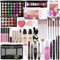 Kit completo de maquillaje para mujer, incluye base de sombra de oj...