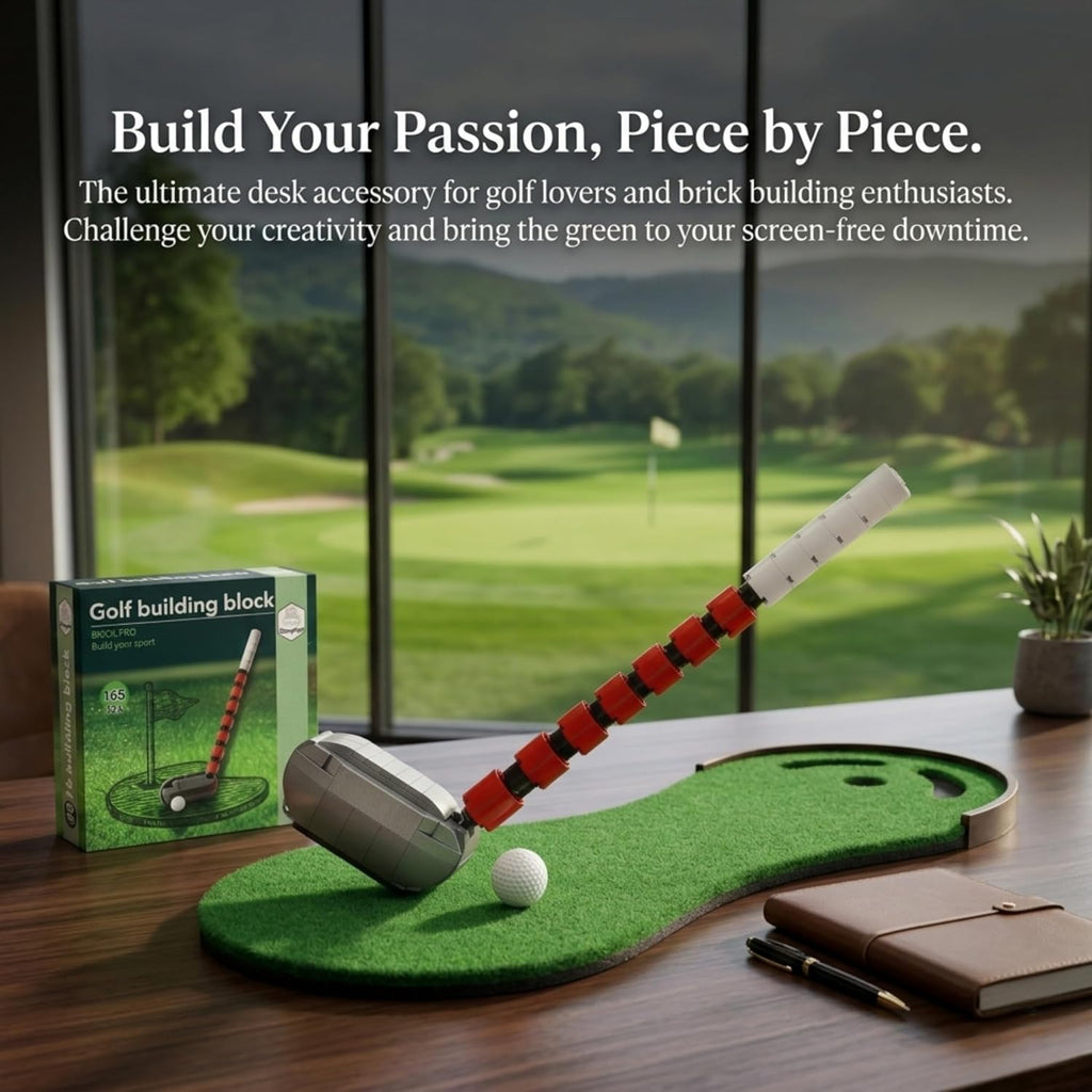 Juego de construcción de juguetes de golf compatible con Lego Golf,...