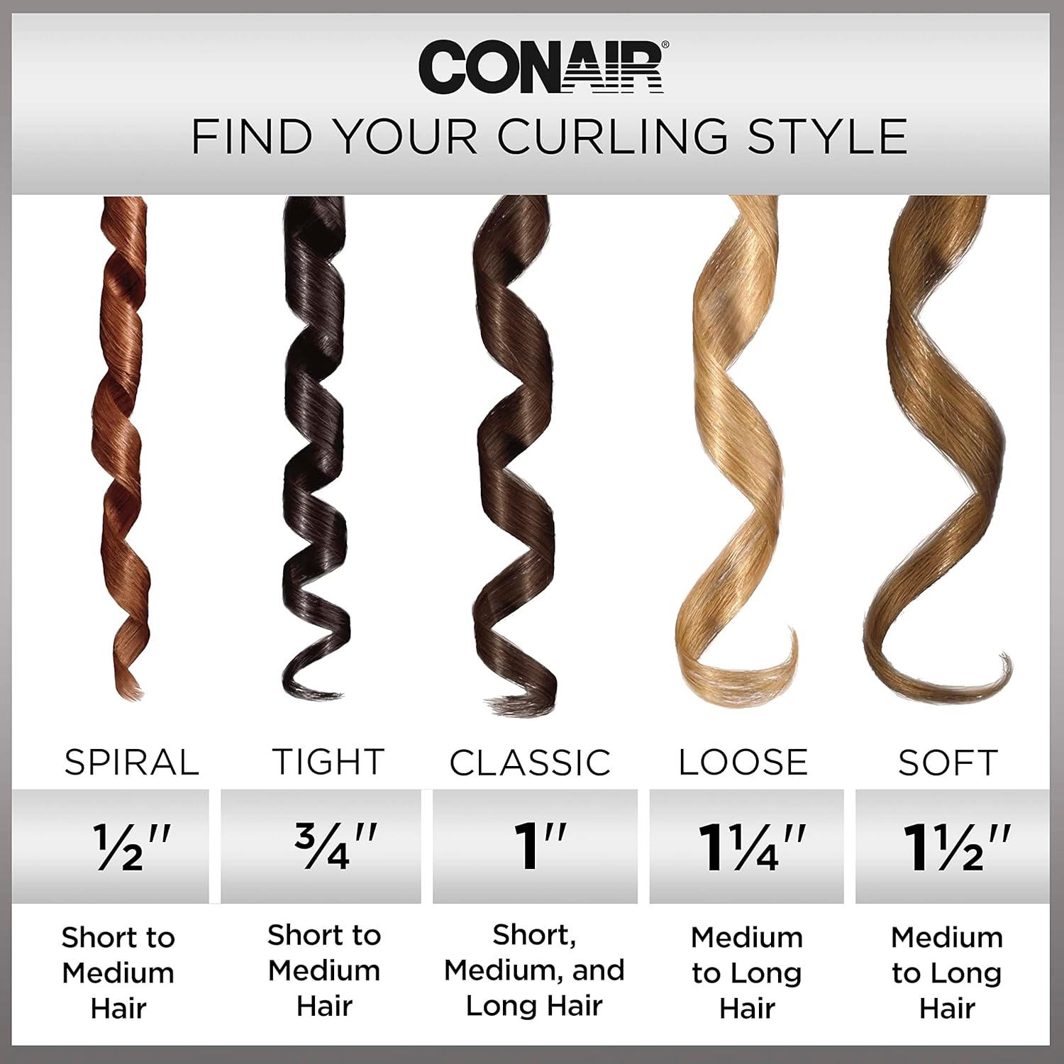 CONAIR INFINITIPRO - Rizador de titanio de oro rosa de 1 pulgada, e...