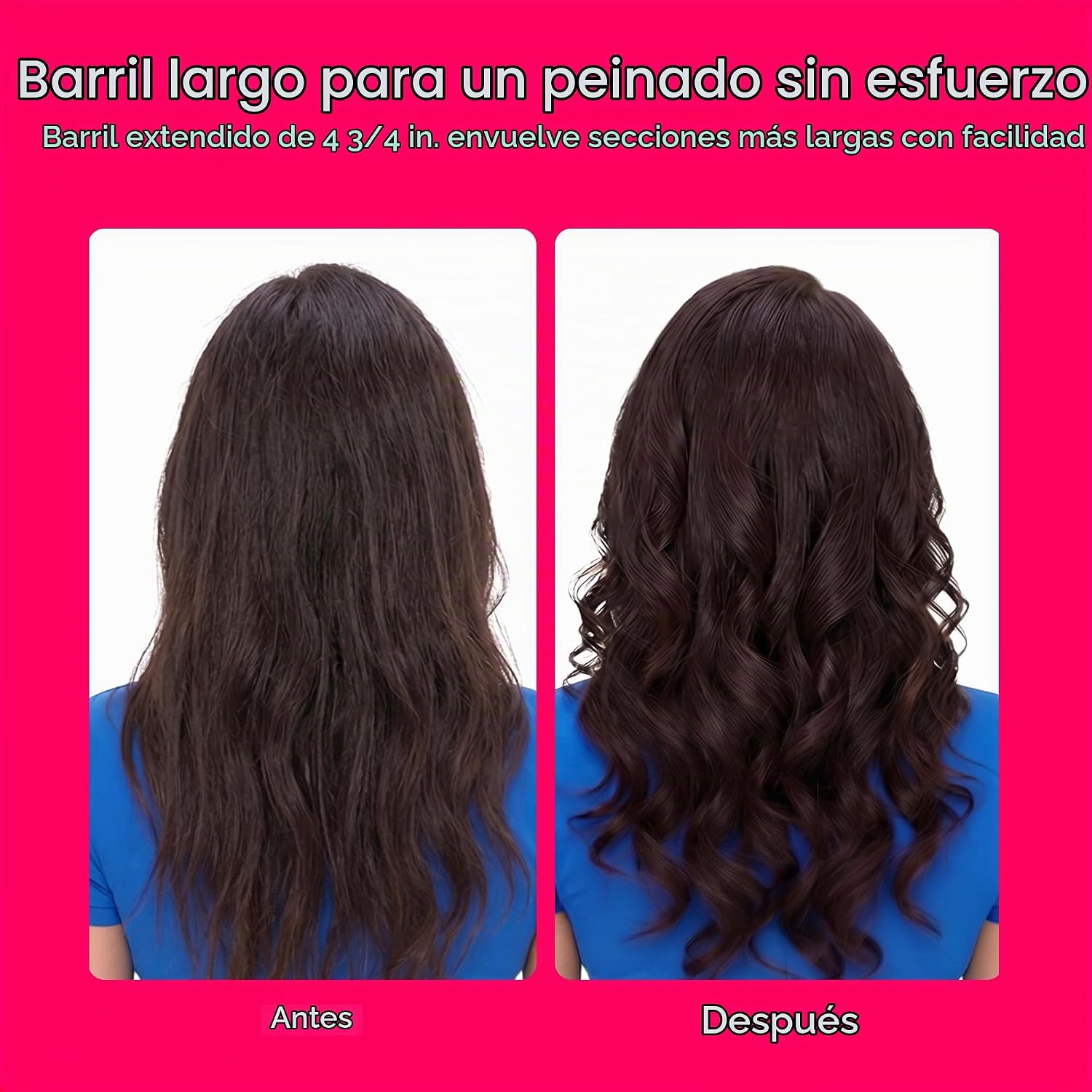 Conair Rizador de cerámica doble de 1 ¼ pulgada, barril de 1 ¼ pulg...