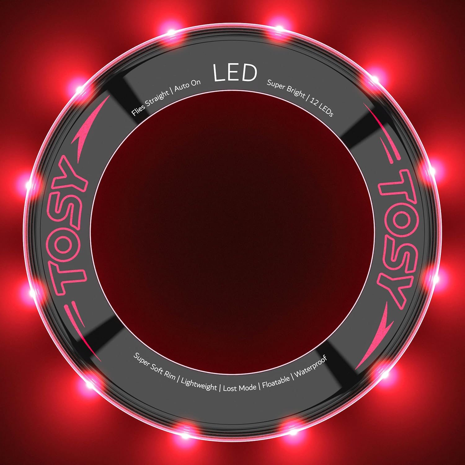 TOSY Flying Ring - 36 RGB Multicolor or 12 Monocolor LEDs, Super Br...