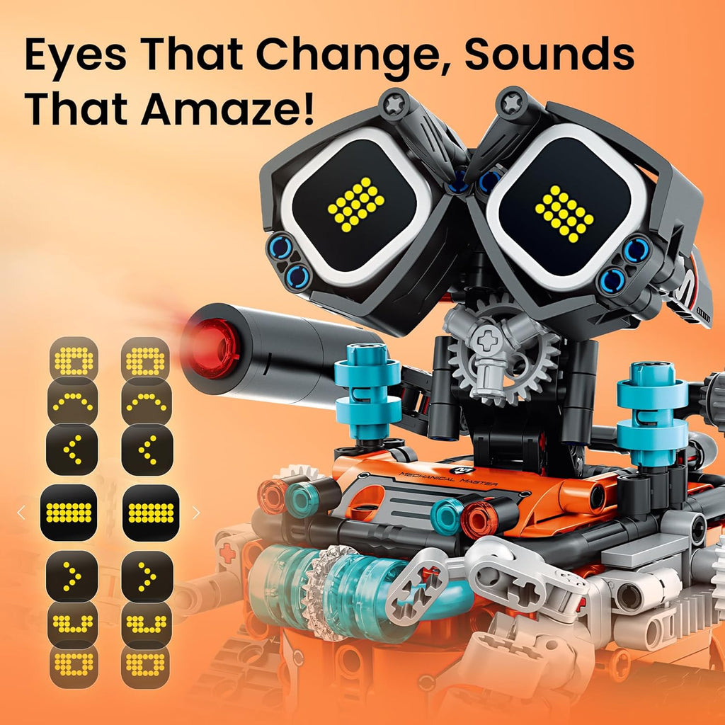 Sillbird Robot Building STEM Kit con control remoto para niños de 8...