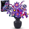 EWED Ramo de flores góticas para adultos, flores artificiales compa...