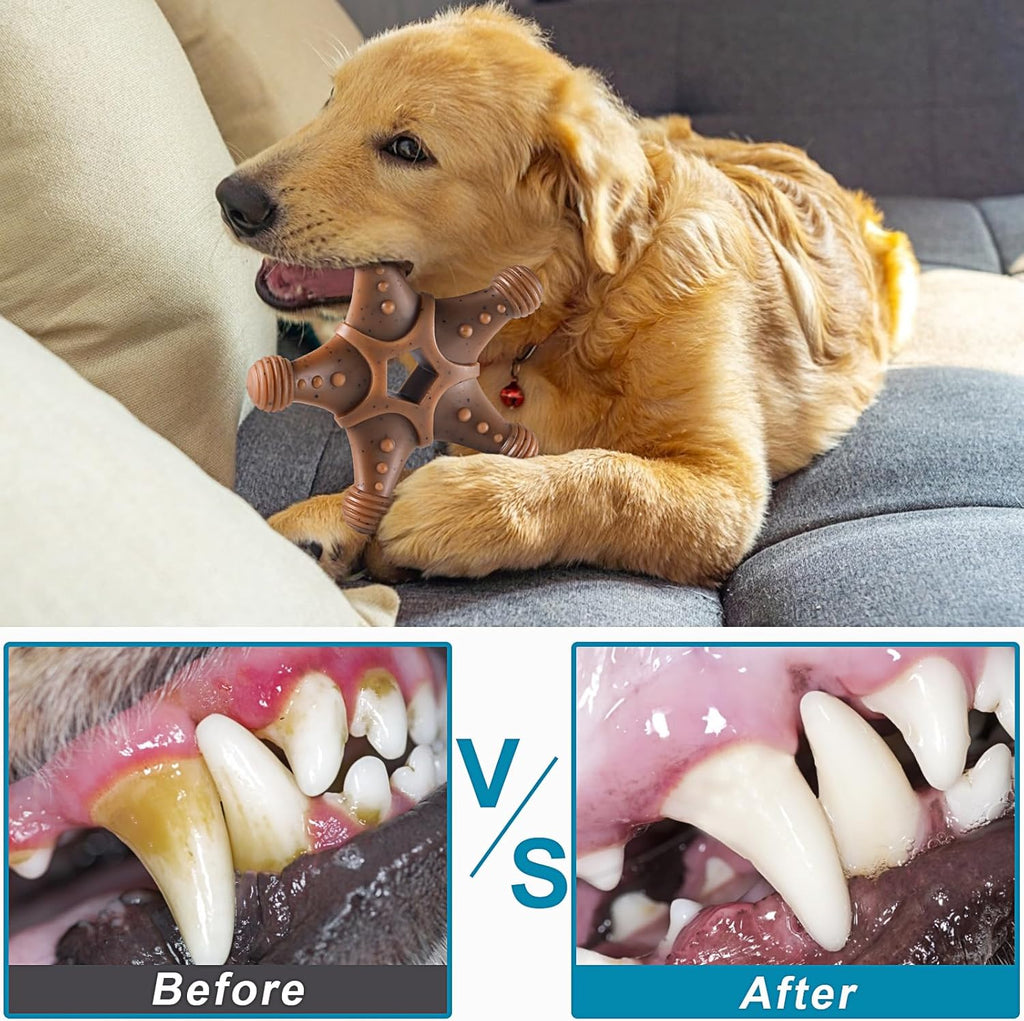 NEZIN Juguetes masticables para perros para masticadores agresivos,...