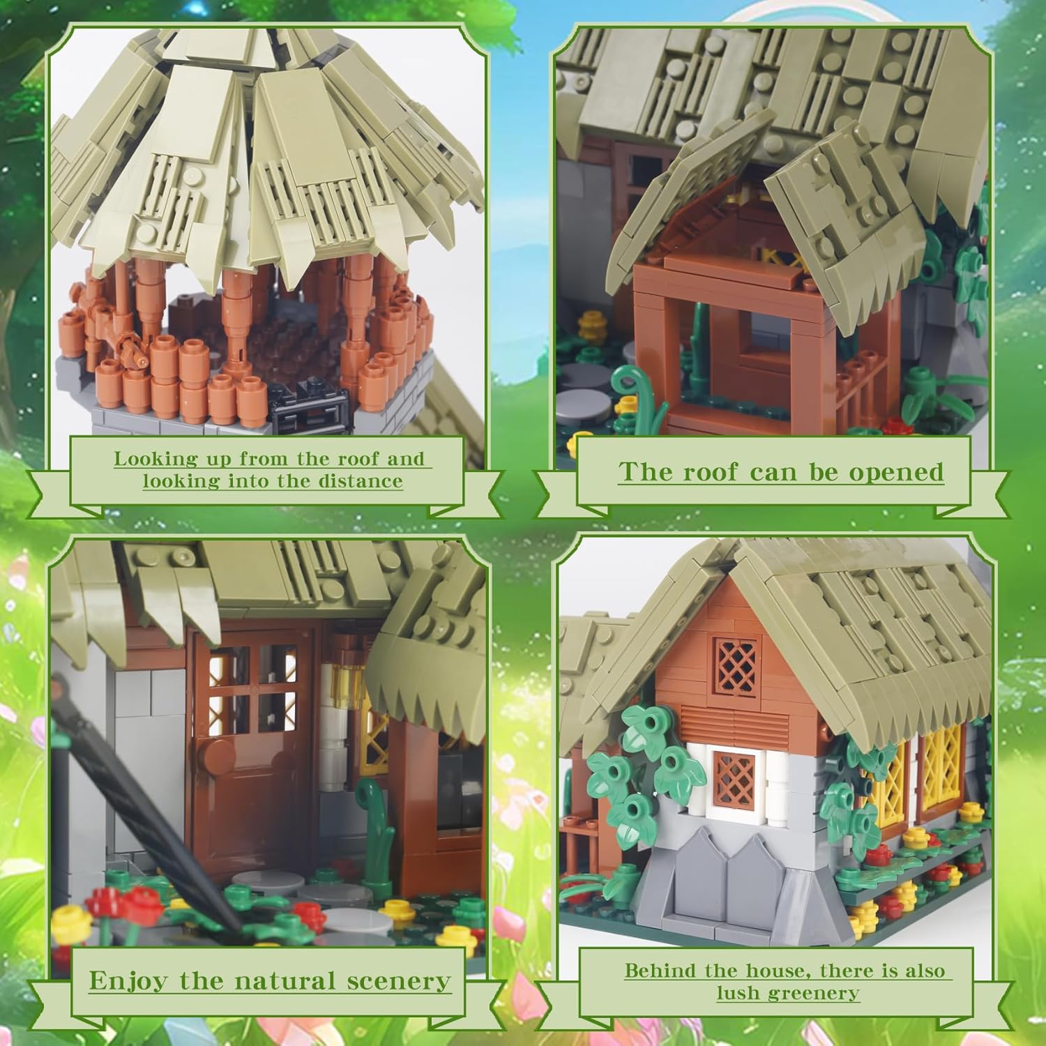 Kit de 1000 piezas modulares de bloques de construcción de minas de...