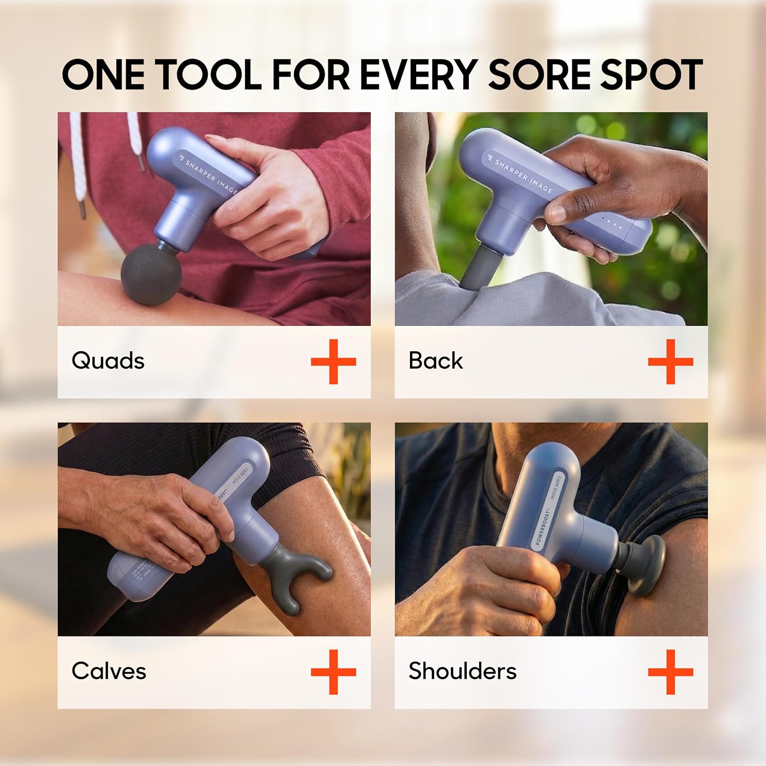 Sharper Image Powerboost Move Aero [nueva versión 2026] Mini pistol...