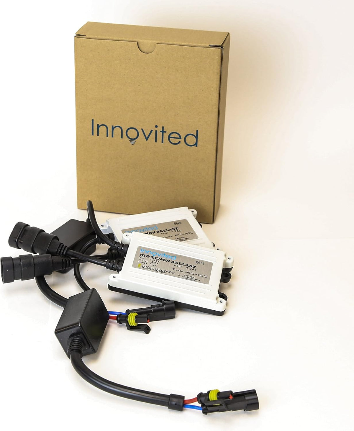 Innovited H11 H9 H8 - Bombillas de xenón HID 6000K x 1 par con 2 ba...