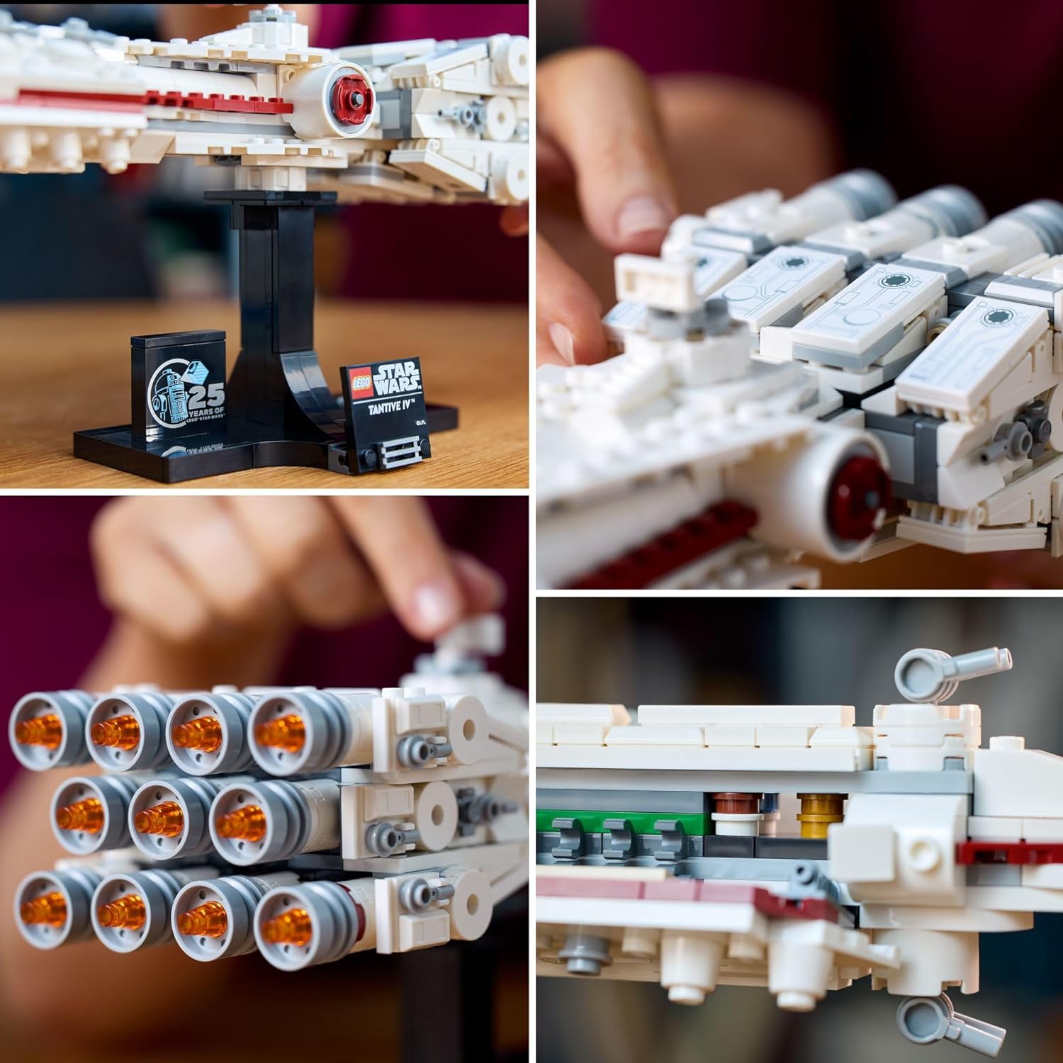 LEGO Star Wars: Una Nueva Esperanza Tantive IV, modelo de nave espa...