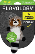 Playology Juguetes para Perros | Juguete de Peluche Mapache Animal...