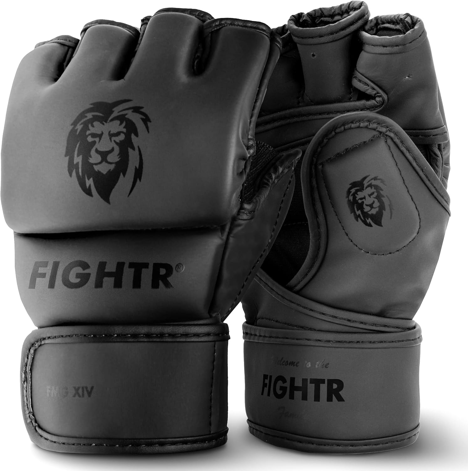 FIGHTR® Guantes Pro de MMA para Entrenamiento de Agarre y Sparring,...