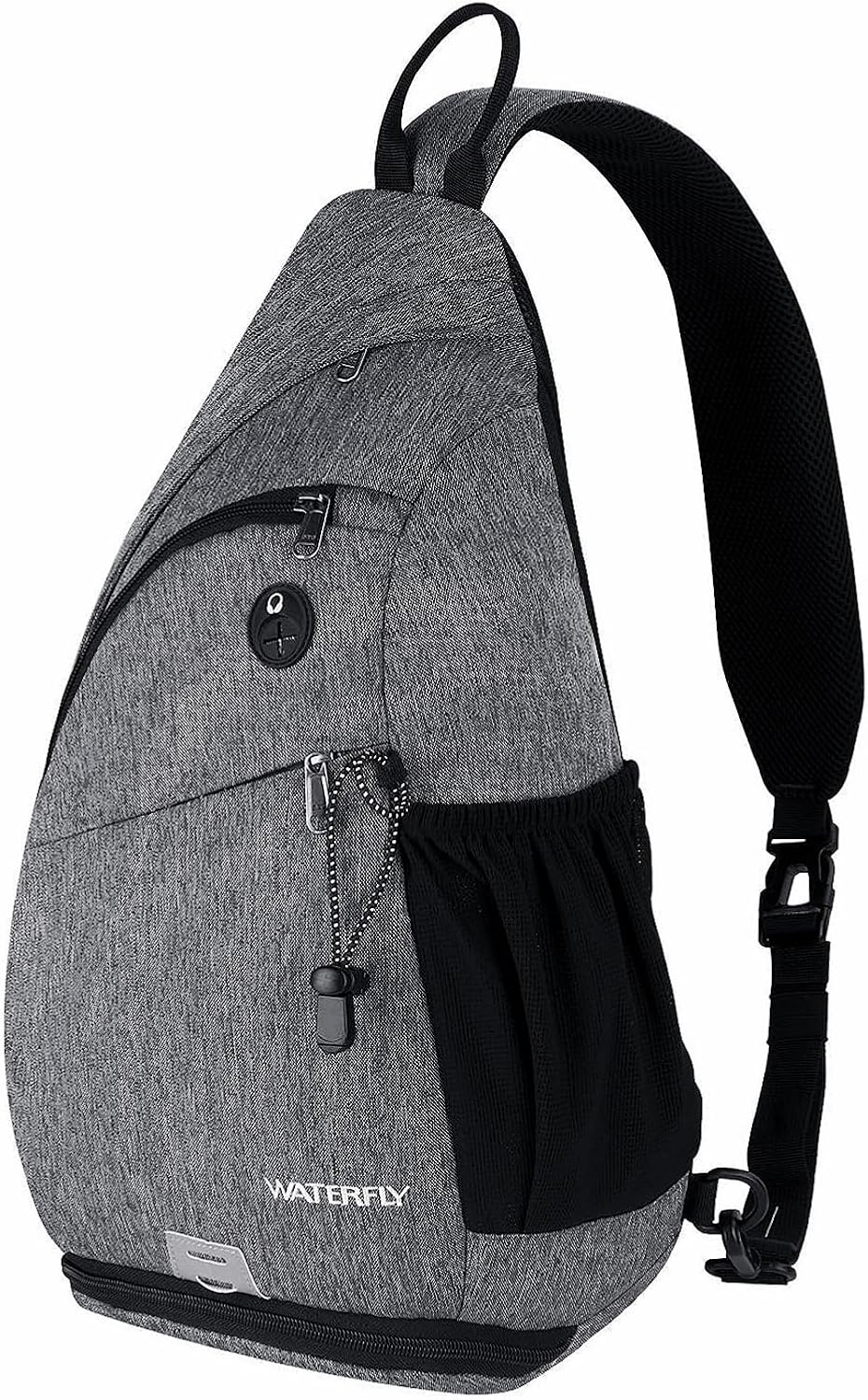 WATERFLY - Mochila de bandolera pequeña tipo eslinga, mochila al ho...