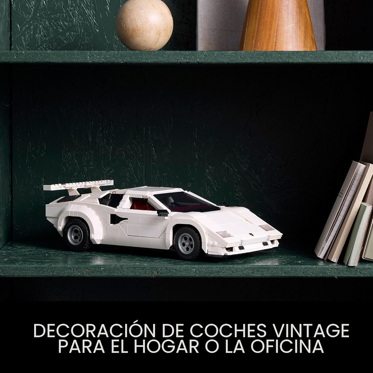 LEGO Icons Lamborghini Countach 5000 Quattrovalvole Kit de Modelo d...