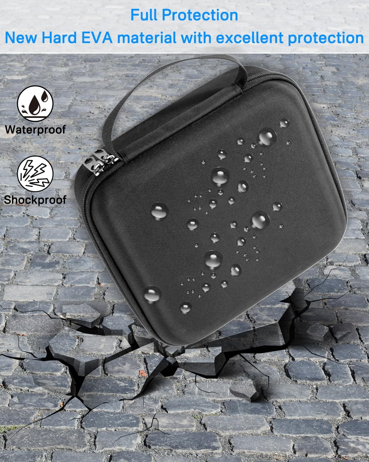 RAIACE Funda para pistola de masaje, funda rígida de almacenamiento...