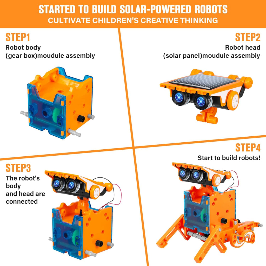 Juguetes de Robot Solar Educativo STEM 13 en 1 para edades de 8 a 1...
