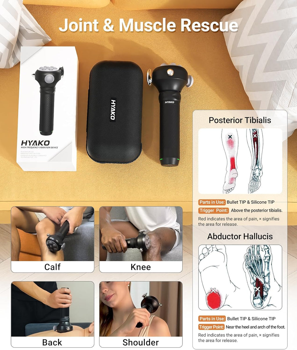 HYAKO Masajeador Pro Max Therapy \u2013 Vibración de tejido profund...