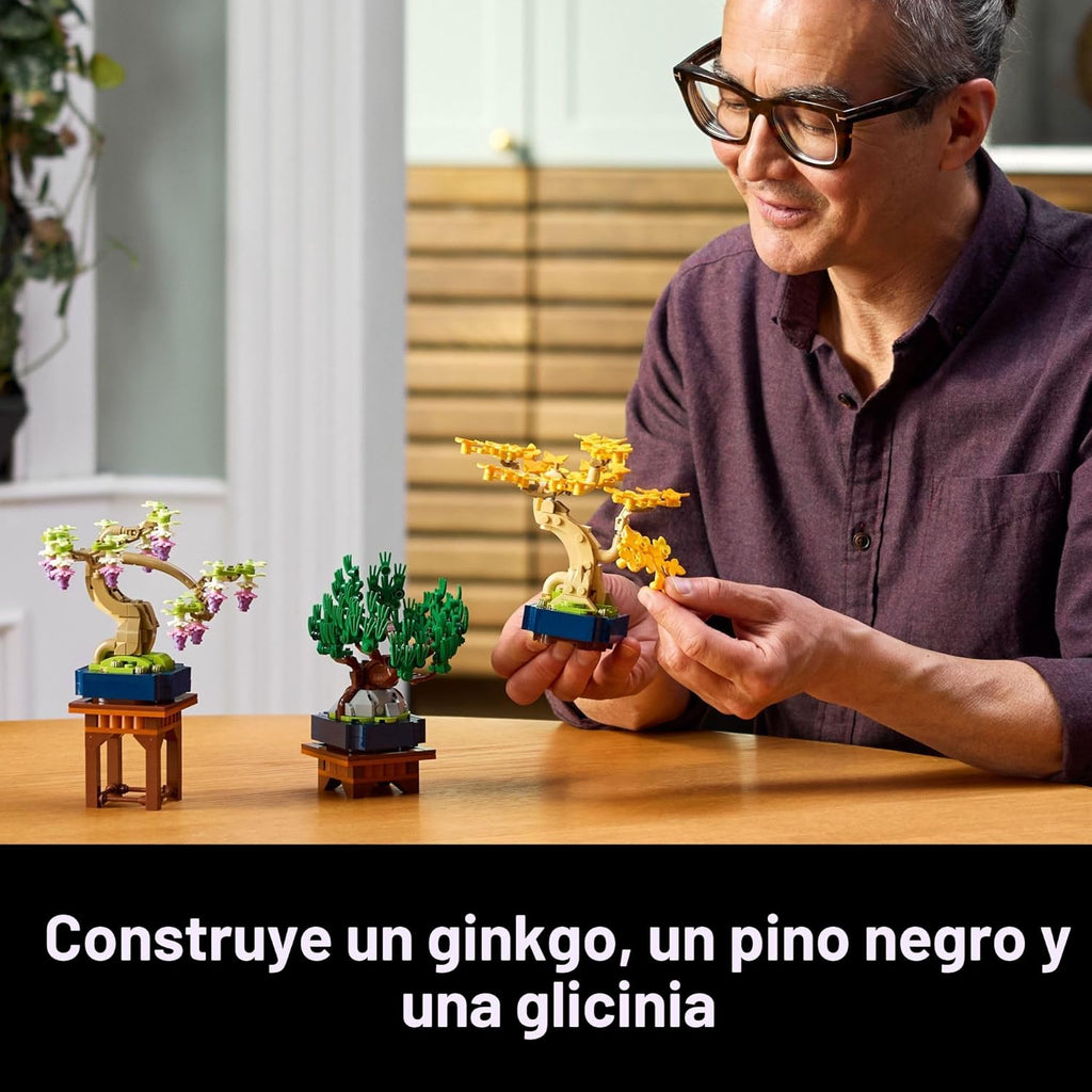 LEGO Botanicals - Juego de construcción de mini árboles bonsái, blo...