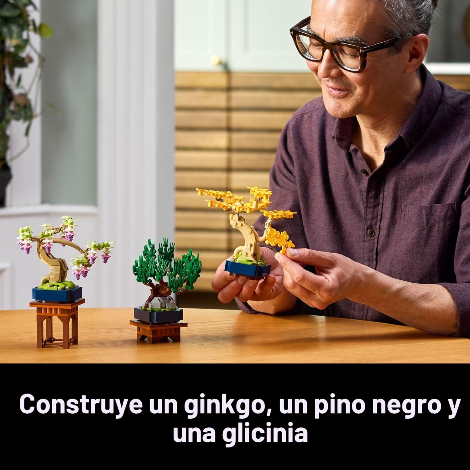LEGO Botanicals - Juego de construcción de mini árboles bonsái, blo...