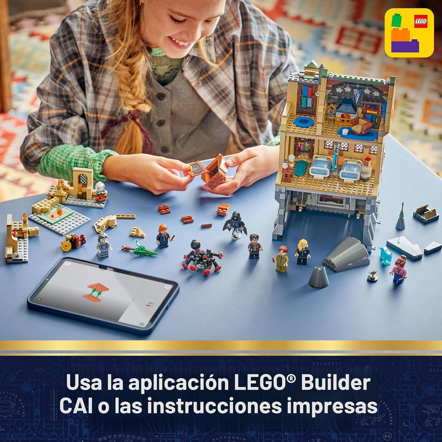 LEGO Harry Potter Hogwarts Castle: juguete de construcción de alas...