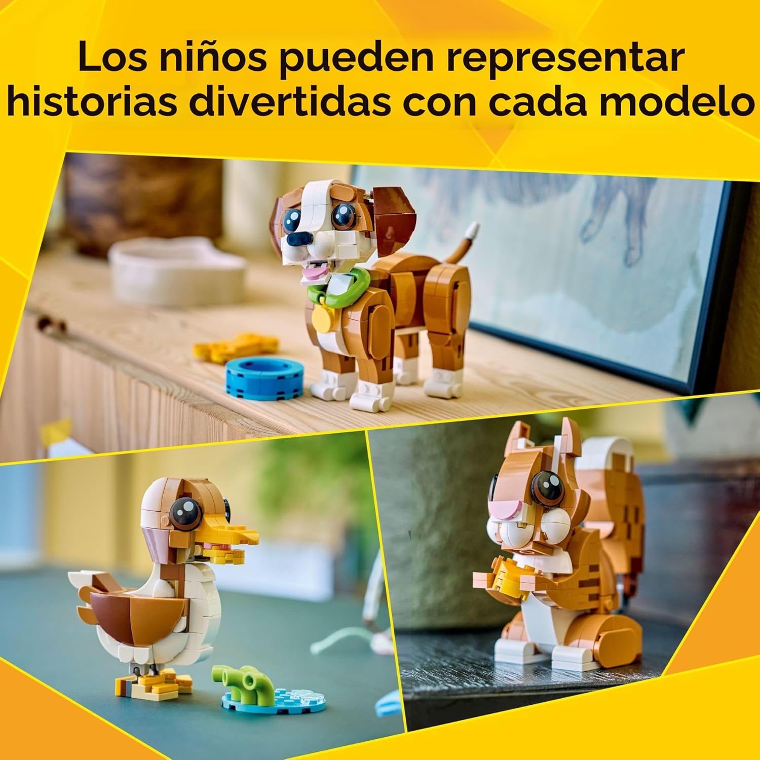 LEGO Creator 31382 - Animales lindos en 1: juguete de construcción...