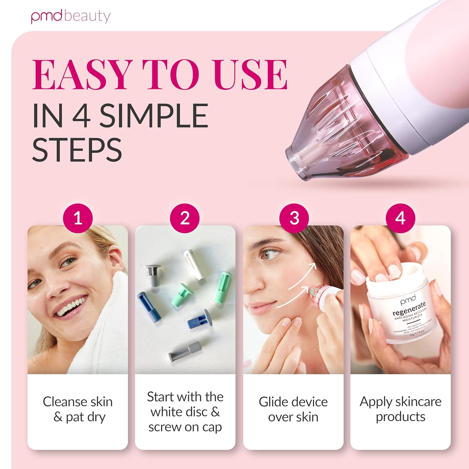 PMD Beauty Personal Microderm Classic - Uso en el hogar, herramient...