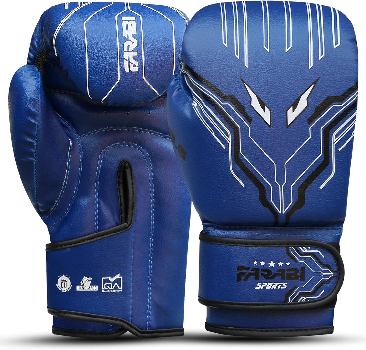 Farabi Sports Guantes de boxeo para niños y niñas, guantes de kickb...