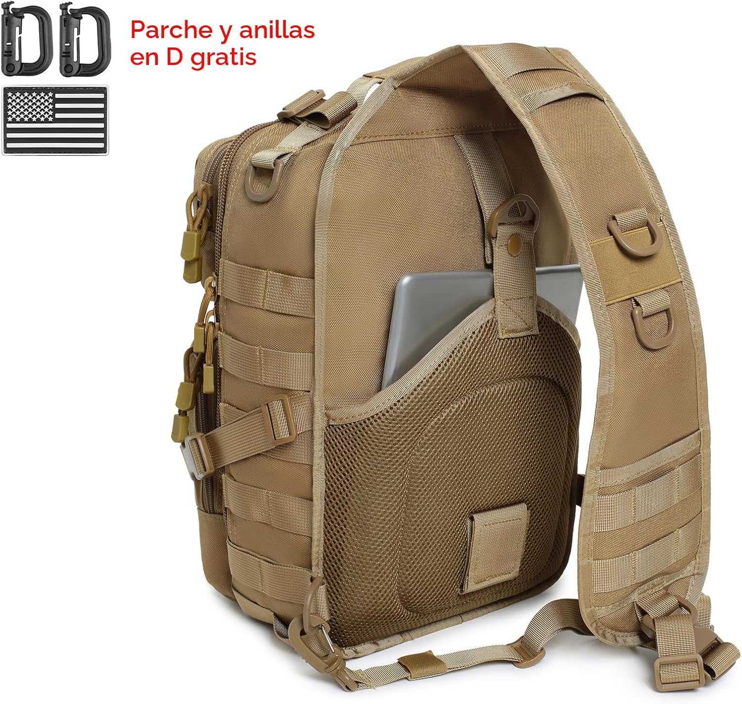 Lemubeane Mochila táctica para el hombro, mochila militar para rove...