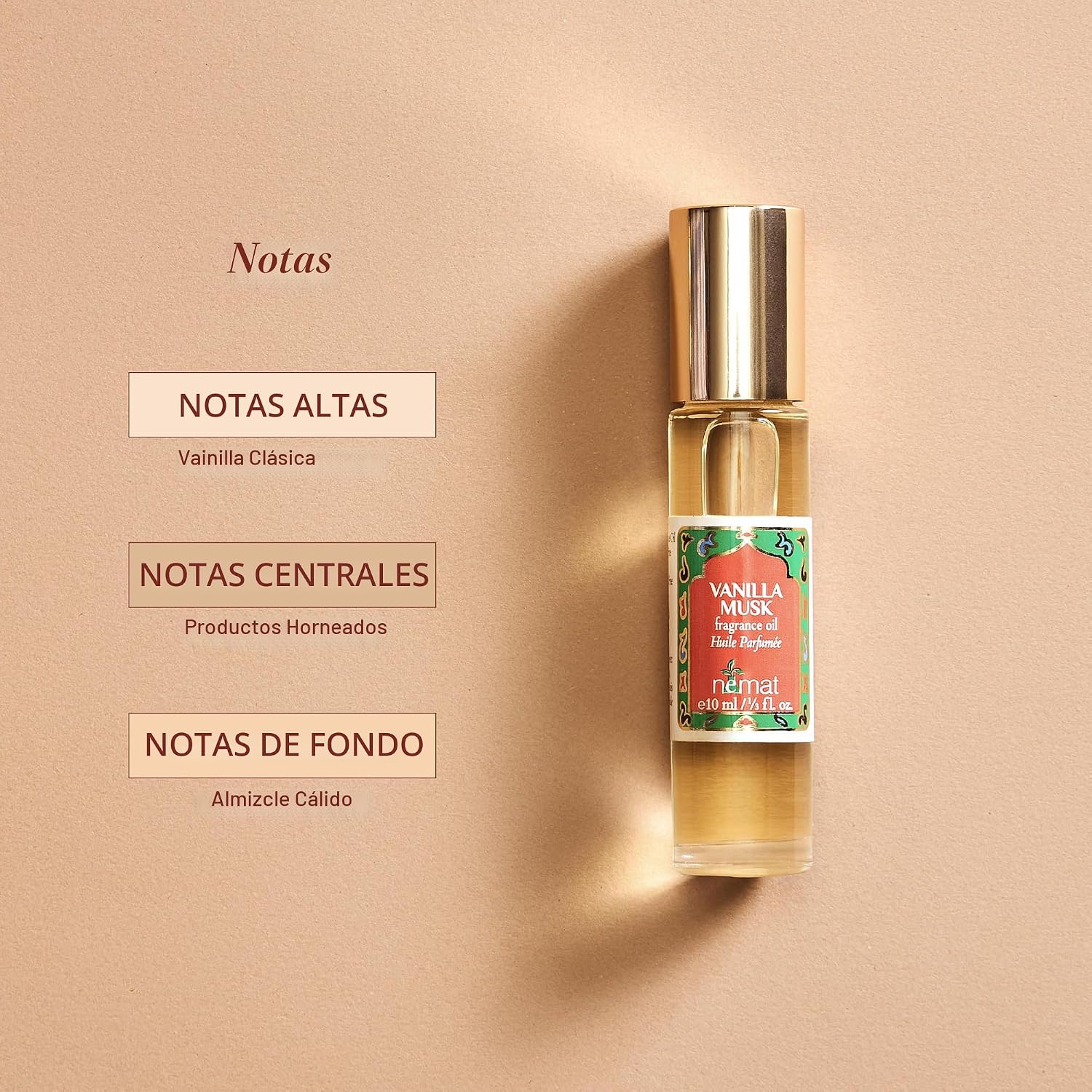 Aceite de Perfume de Vainilla y Almizcle Roll-On - Aceite de Fragan...