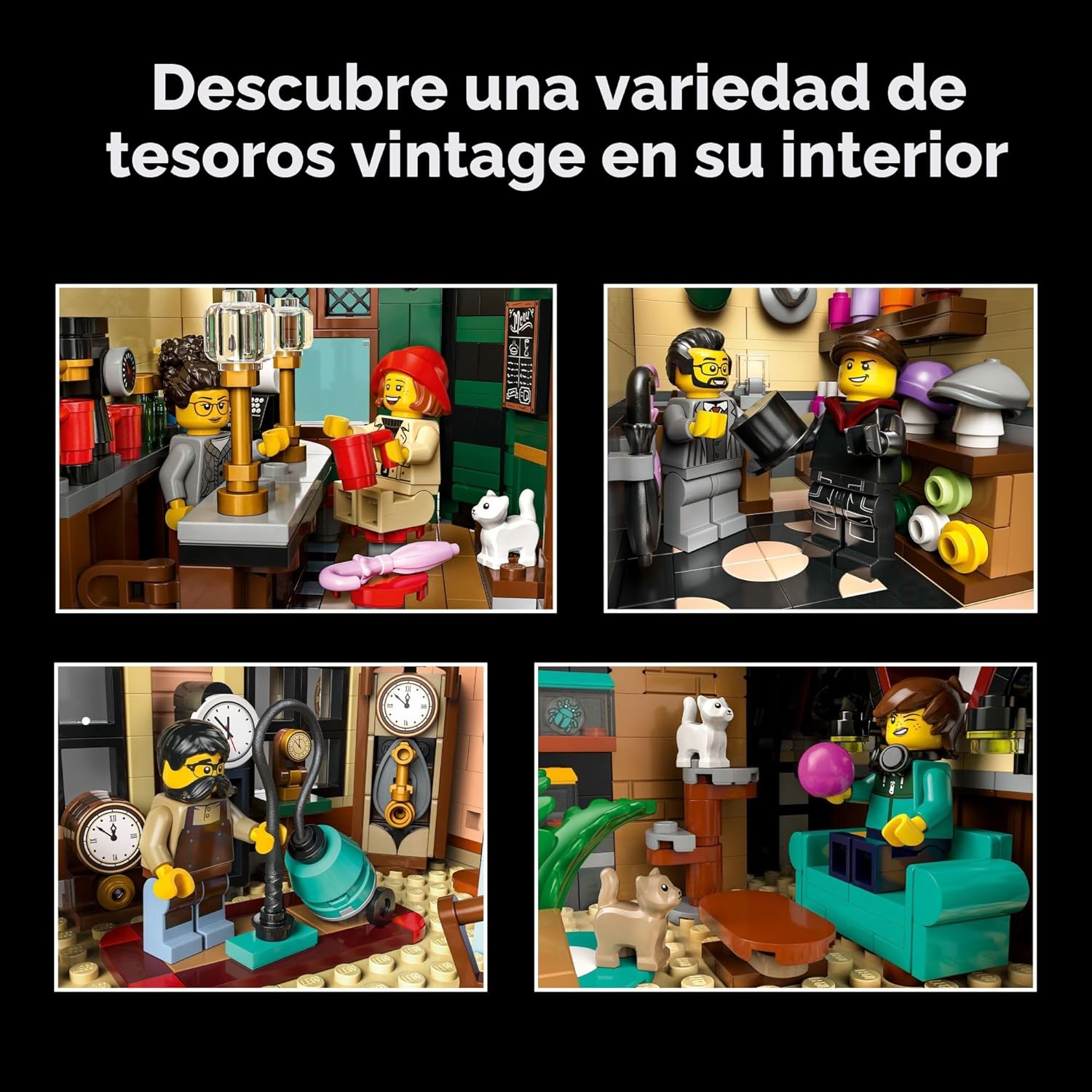 LEGO Icons Set de Construcción de Esquina Tudor para Adultos 18+ -...