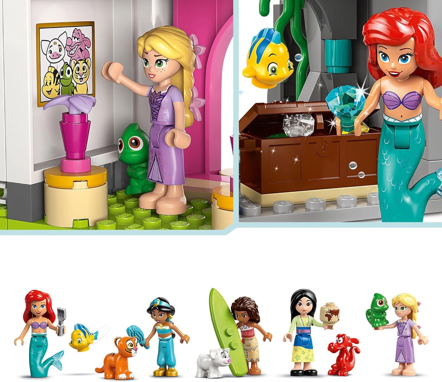 LEGO Disney Princess Castillo y Mascotas Reales Juguetes Infantiles...